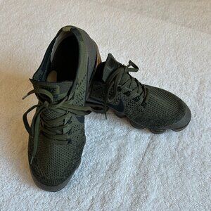 NIKE AIR FlyKnit VaporMax Cargo Khaki 849558-300 Olive Green Men's Size 8.5